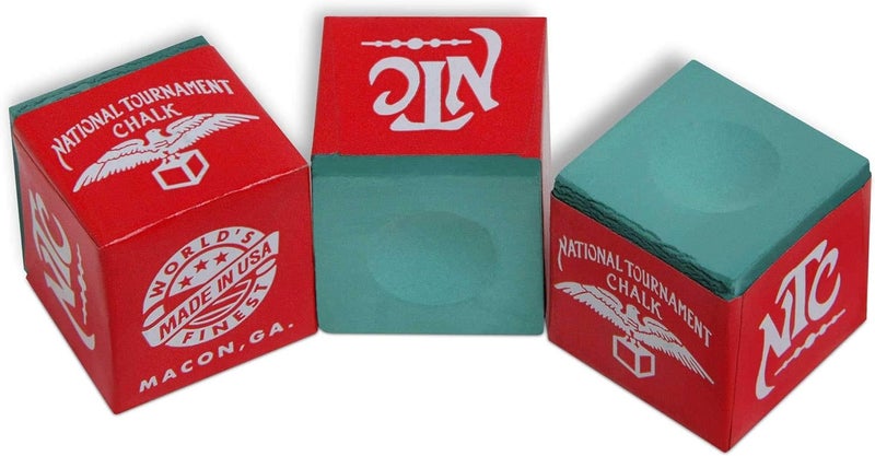 Silver Cup National Tournament Pool cue Billiard Premium Chalk - ONE Dozen - Image 3